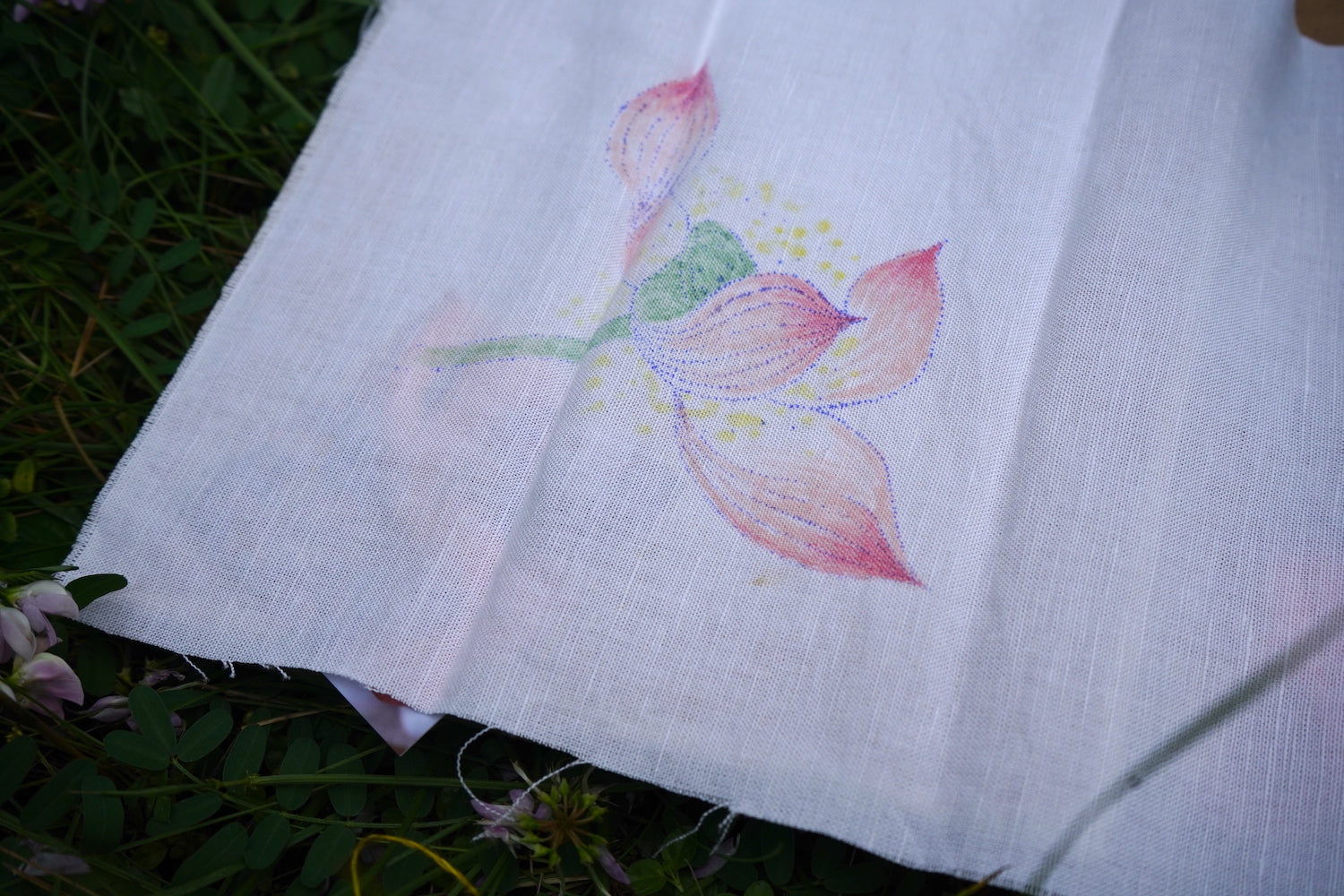 In-person Silk Embroidery Workshop - Lotus Kit