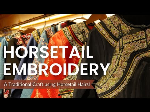 Horsetail Embroidery Ring