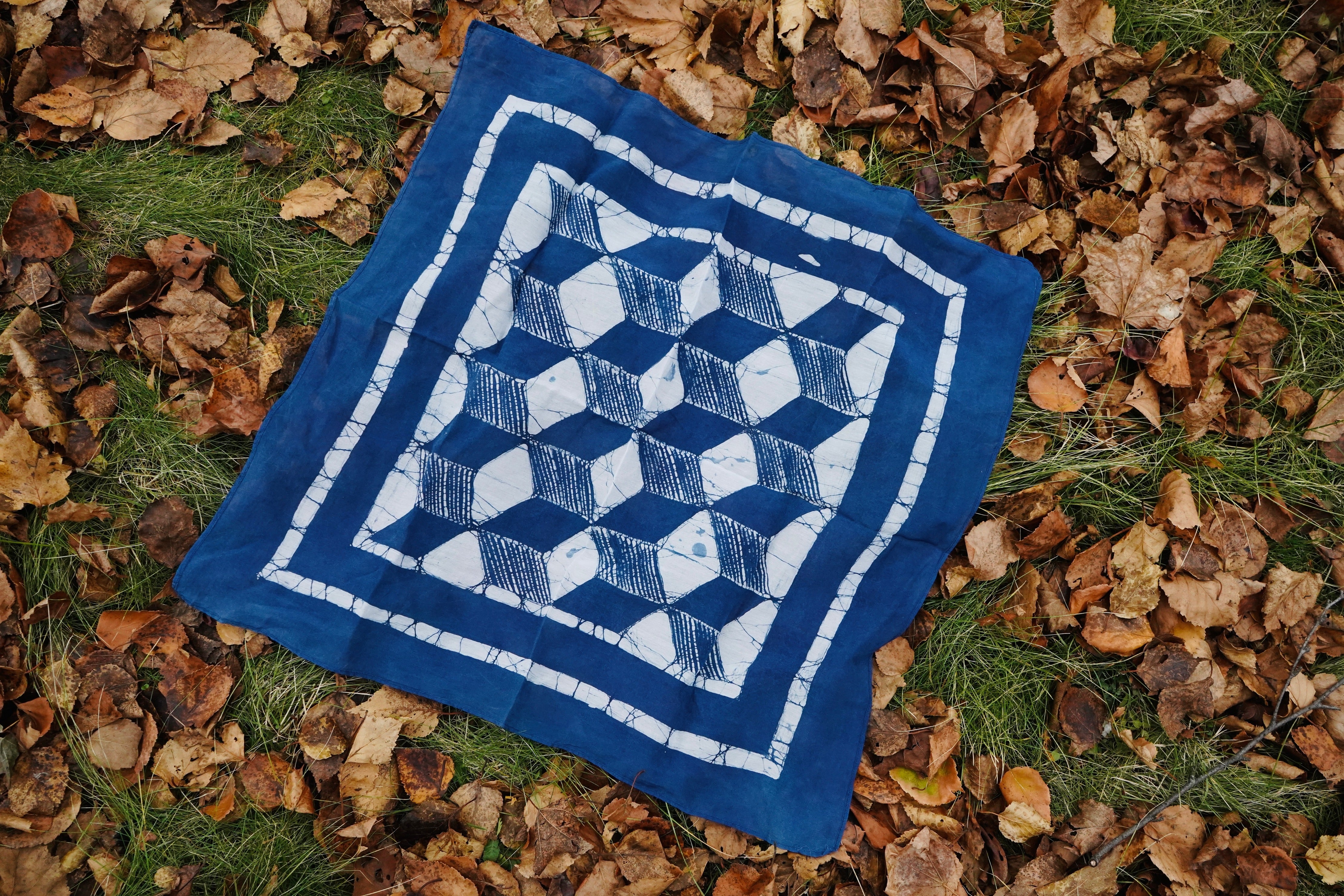 Silk Square Batik Scarf