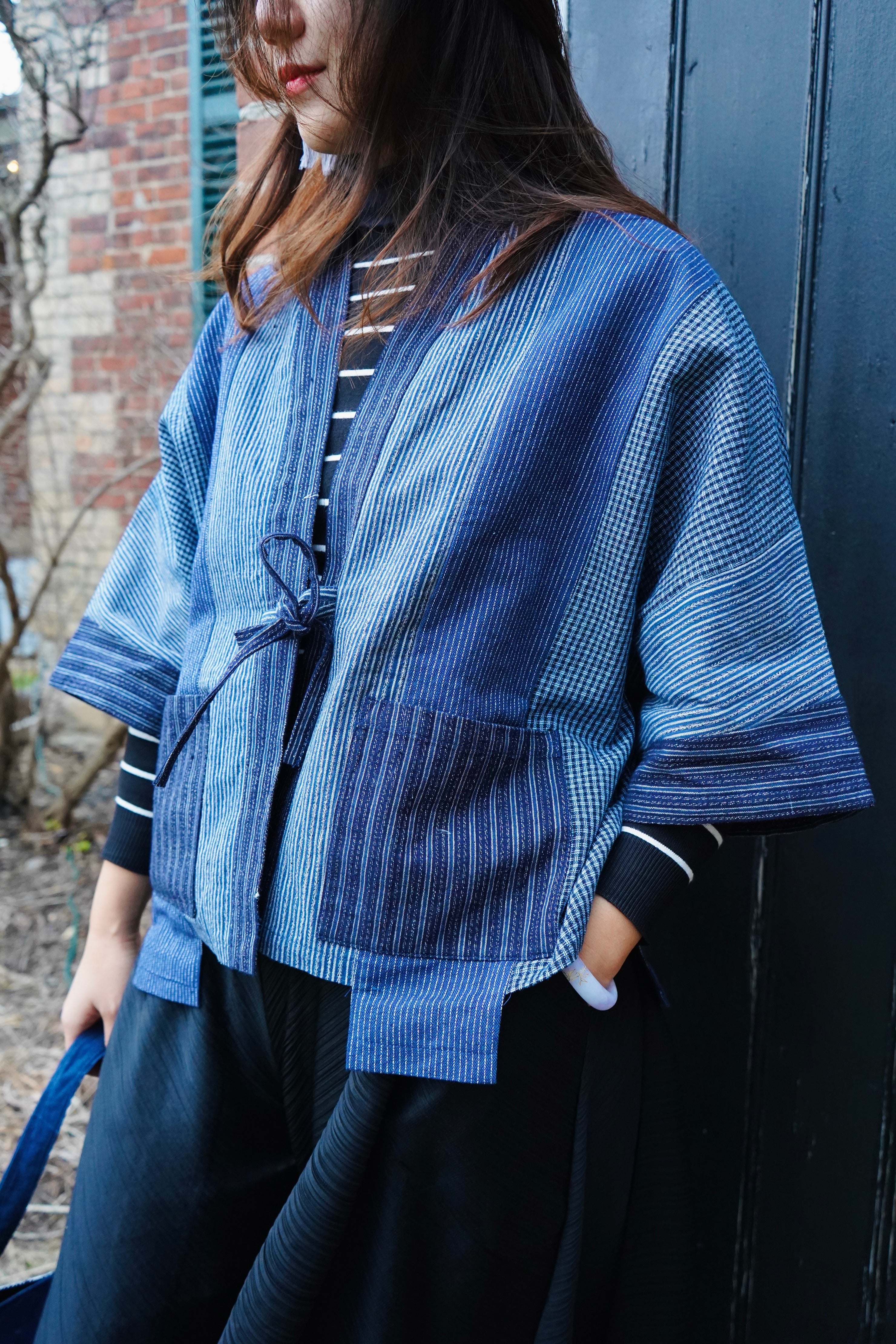 Indigo Handwoven Jacket
