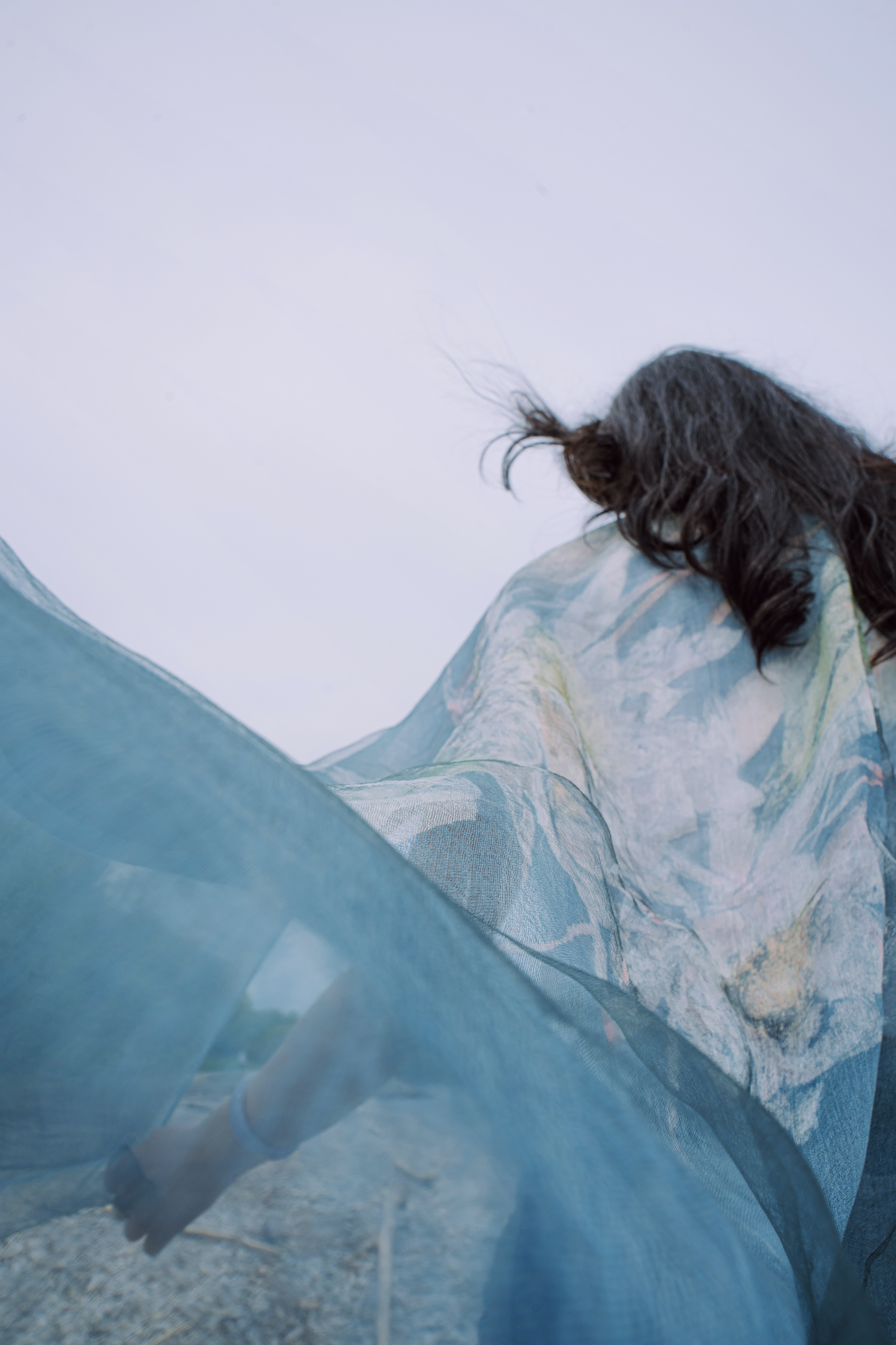 Collector's Edition: Award-Winning Silk Batik Scarf by Wang Yan (only 1 available)