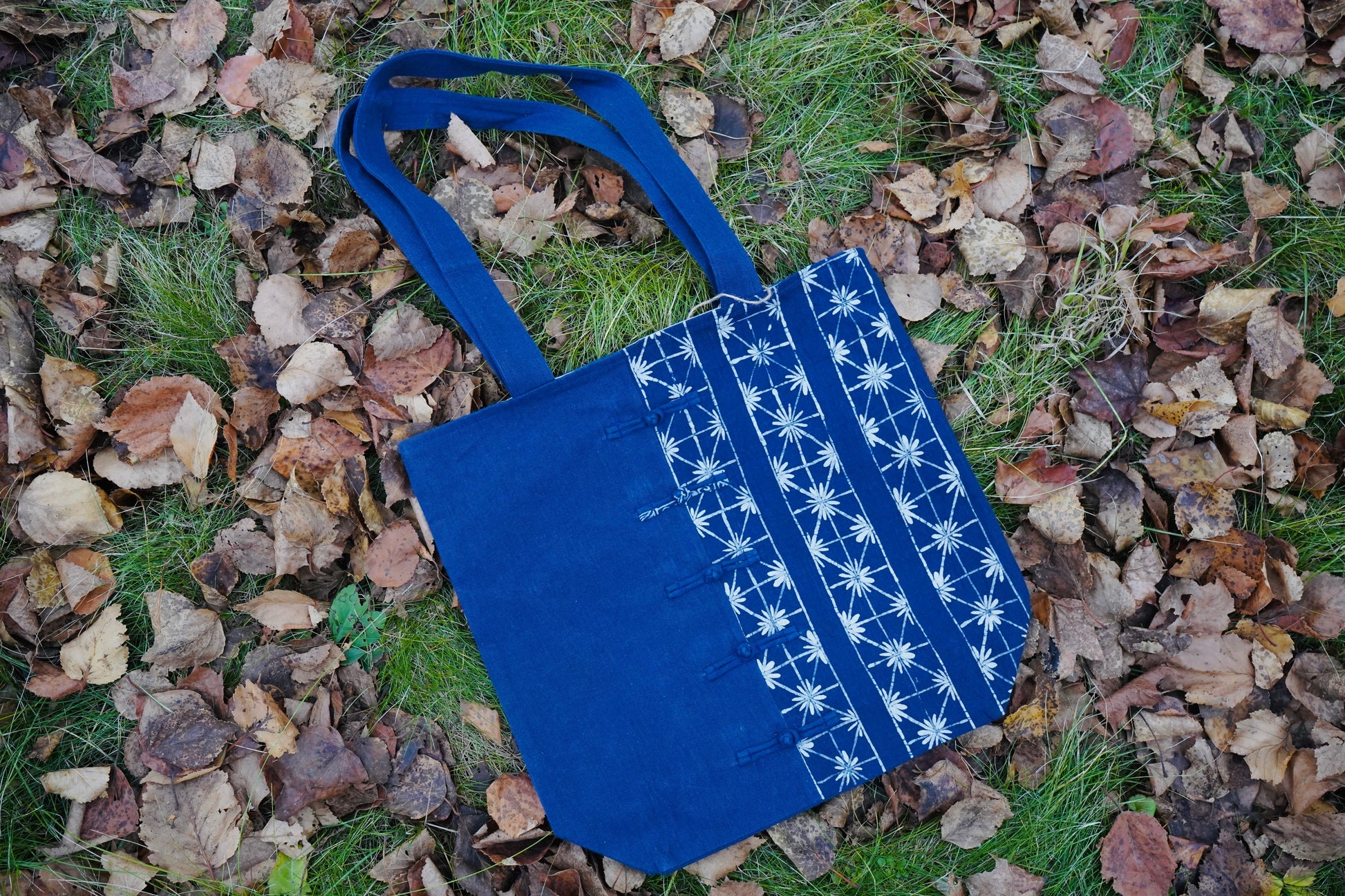 Chinese Knot Batik Tote 