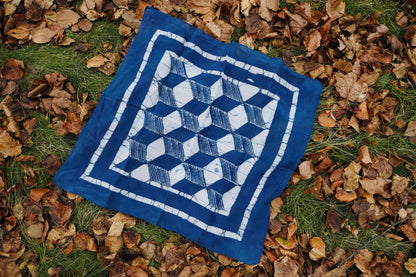 Silk Square Batik Scarf