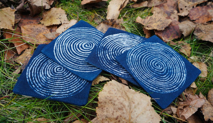 Wotuo Blue Coasters 