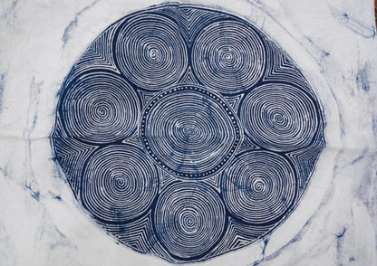 Wotuo (swirl pattern) Batik Pillowcase