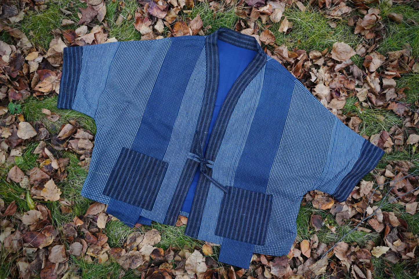 Indigo Handwoven Jacket 