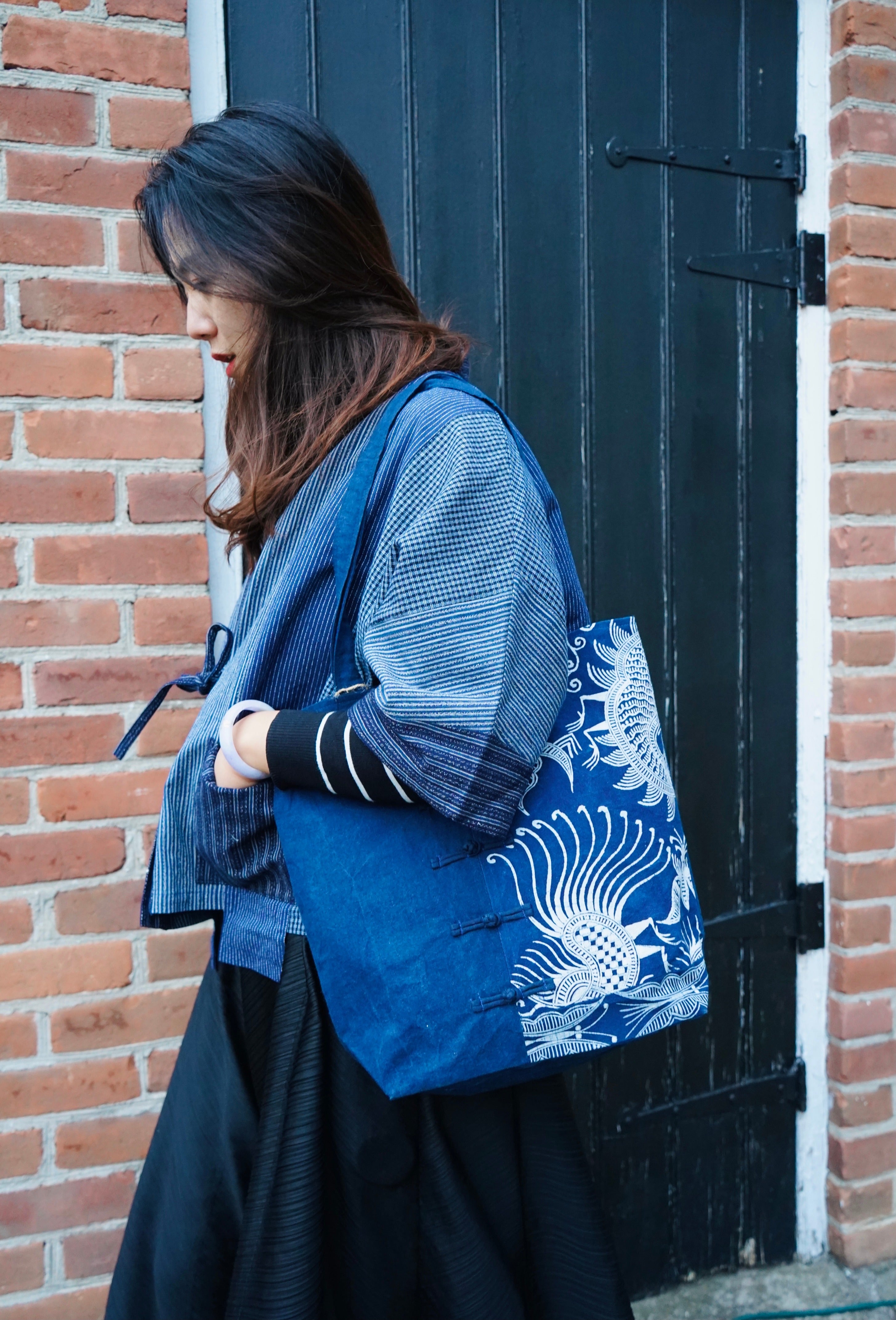 Indigo Handwoven Jacket 
