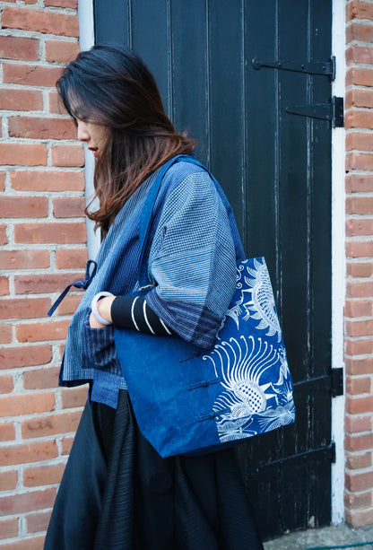 Indigo Handwoven Jacket 